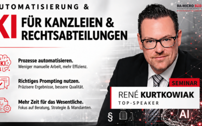 KI FÜR KANZLEIEN – Infoseminar 30.07.2026